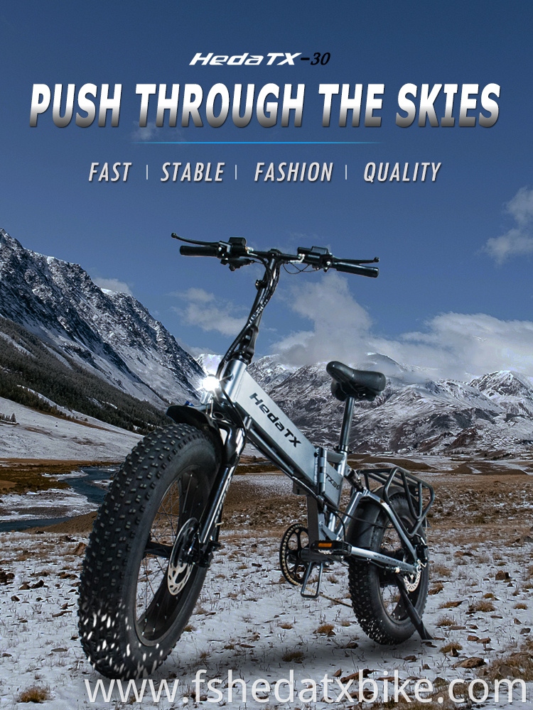 Convenient Fat Tire Electric Bike